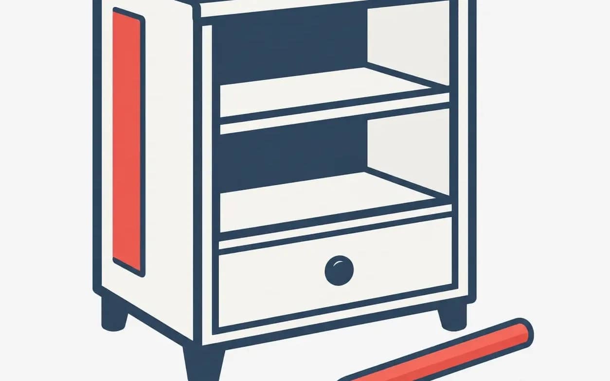 Put the new bed, desk, or shelving in the freshly painted room. Each piece is built from the manufacturer's instructions and checked for stability and alignment.