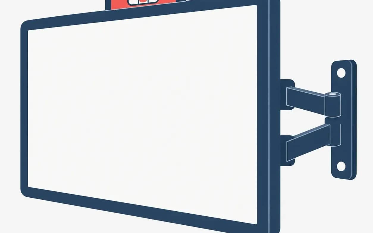 Mount a TV in your workout room for guided classes, training videos, or entertainment, with placement that suits your equipment layout.
